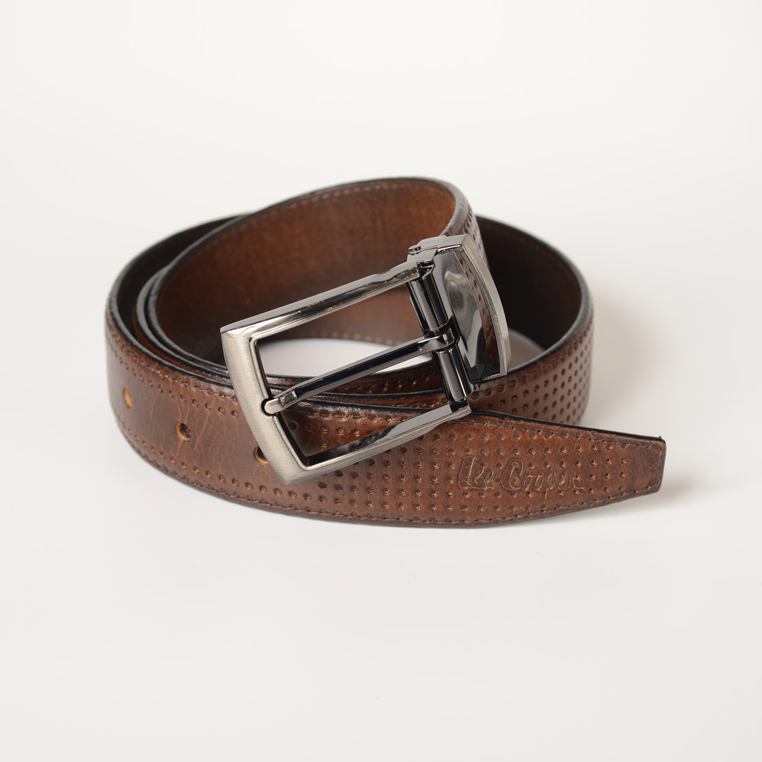 LEE COOPER CEINTURE CUIR-X-06 LC-35 HOM NAT.