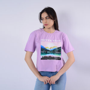 Lee Cooper T-Shirt Maille-19 Arlene Femme Nat.