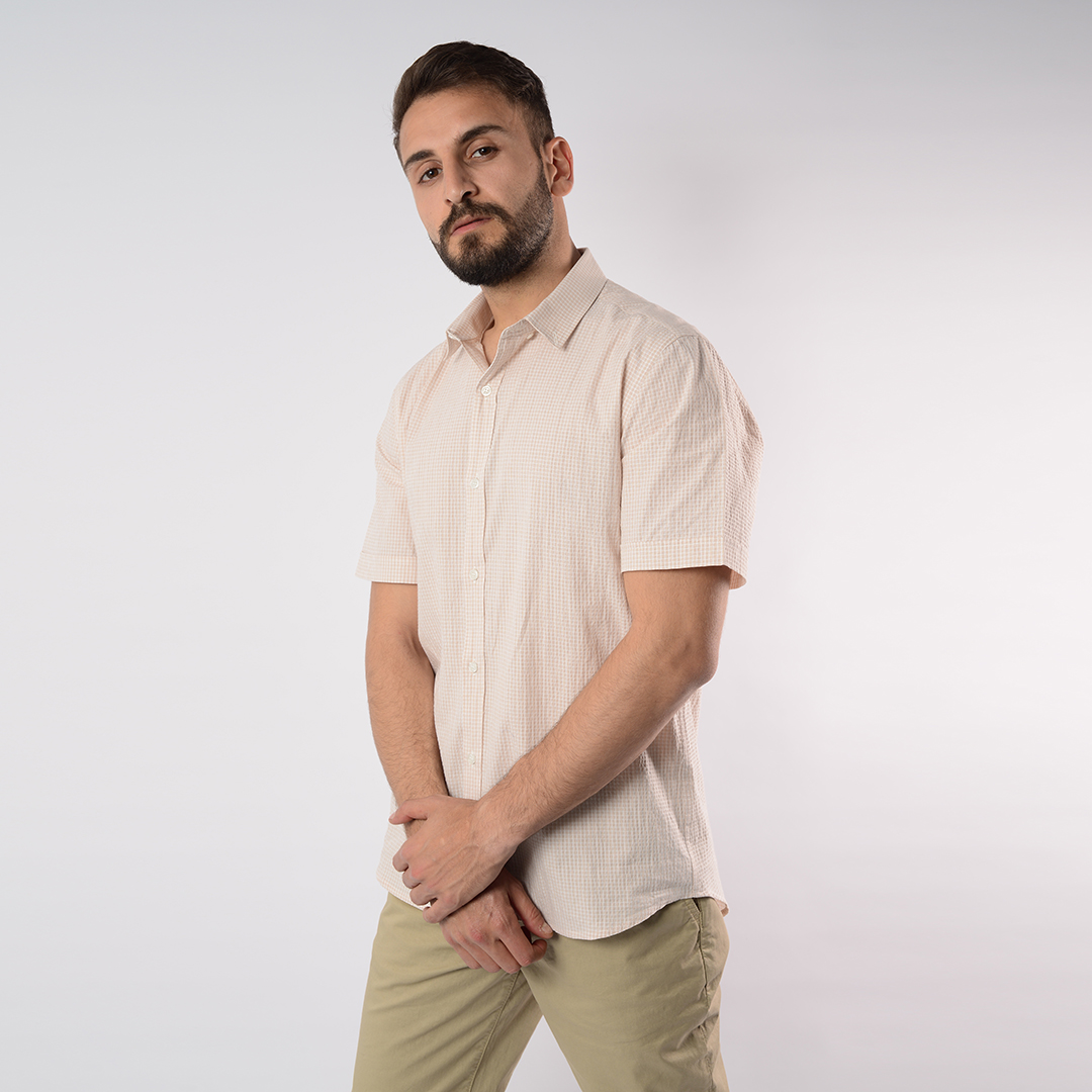 Lee Cooper Chemise Toicrj-08 Ch.MC.Stra Nat.
