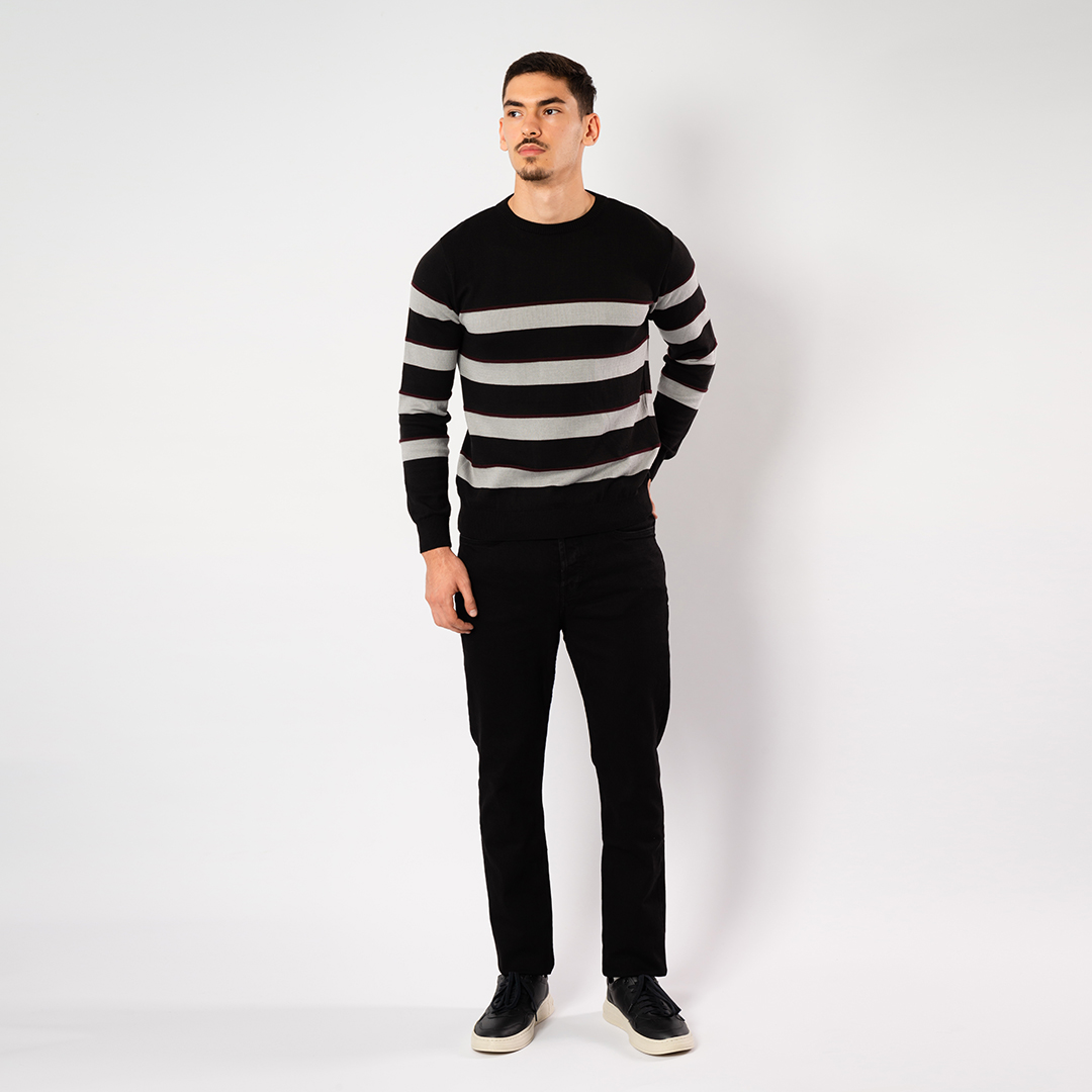 Lee Cooper Pull Maille-02 Lch2404 Homme Nat.