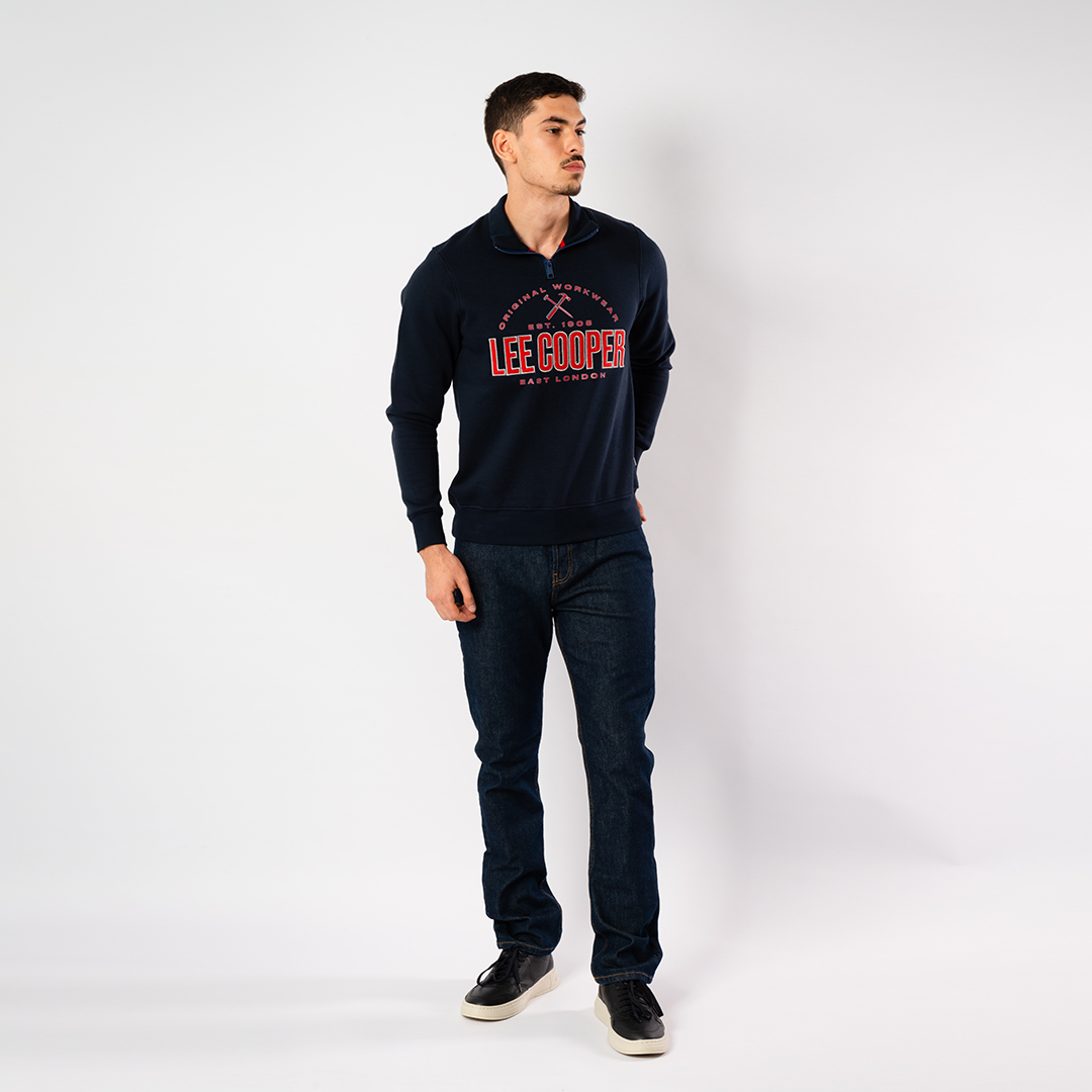 Lee Cooper Sweatshirt Maille-03 Bellingham Homme Nat.