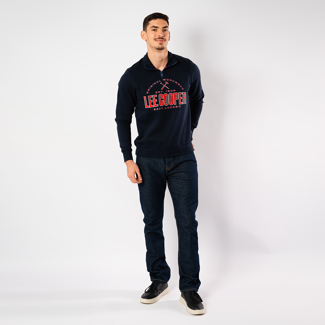 Lee Cooper Sweatshirt Maille-03 Bellingham Homme Nat.