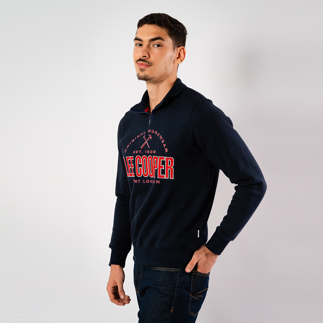 Lee Cooper Sweatshirt Maille-03 Bellingham Homme Nat.