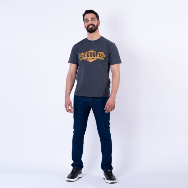 LEE COOPER T-SHIRT MAILLE-05 SAMBA HOM-MUL NAT.