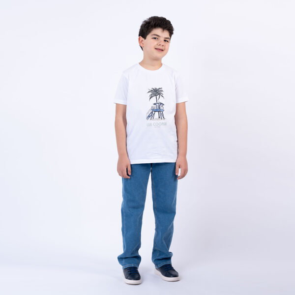LEE COOPER T-SHIRT MAILLE-01 ARAKAN ENF NAT.