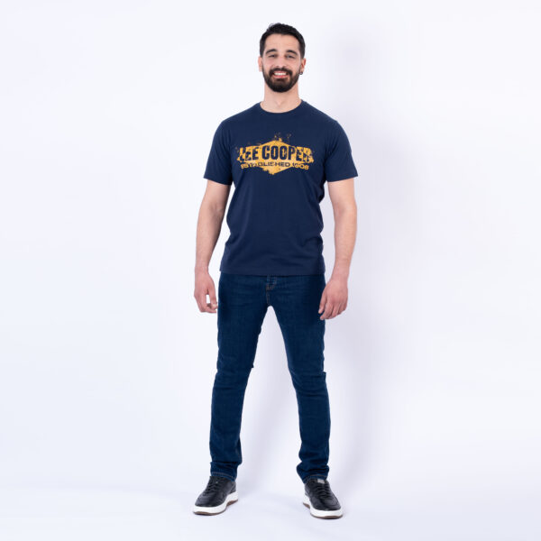 LEE COOPER T-SHIRT MAILLE-09 SAMBA HOM-MUL NAT.