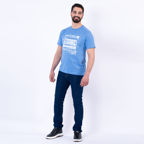 LEE COOPER T-SHIRT MAILLE-11 RALLY HOM-MUL NAT.