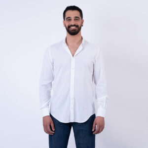 LEE COOPER CHEMISE TOILE-70 CYM HOM ML NAT.
