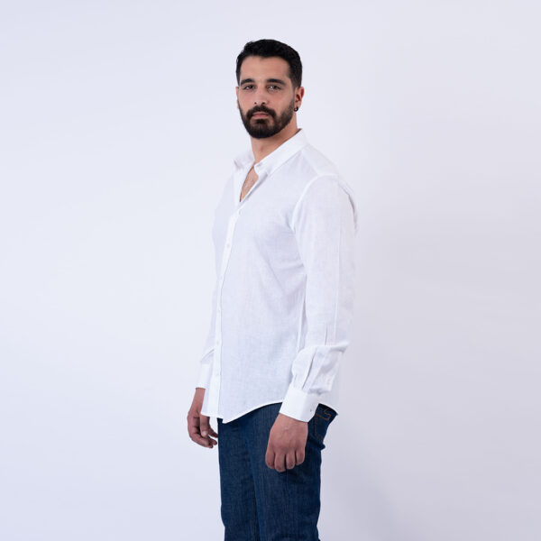 LEE COOPER CHEMISE TOILE-70 CYM HOM ML NAT.
