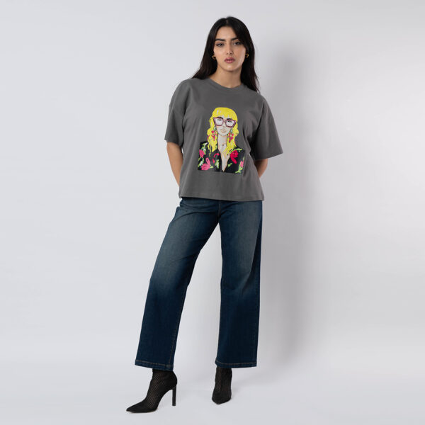 LOIS T-SHIRT MAILLE-08 ADELE FEM NAT.