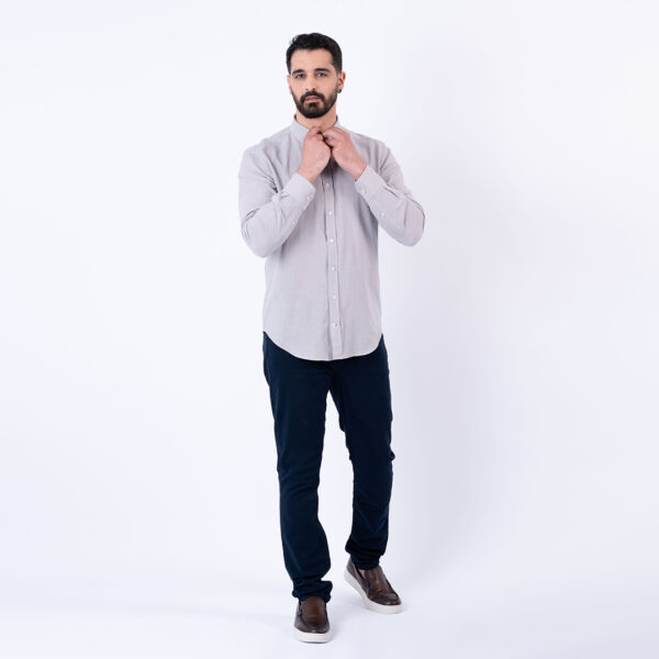 LEE COOPER CHEMISE TOILE-71 CYM HOM ML NAT.