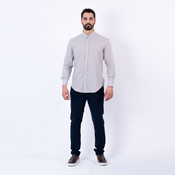 LEE COOPER CHEMISE TOILE-71 CYM HOM ML NAT.