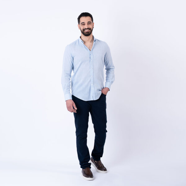 LEE COOPER CHEMISE TOILE-91 CHEM-STRAI-CO ML HOM NAT.