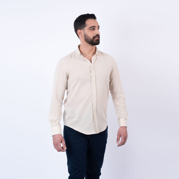 LEE COOPER CHEMISE TOILE-92 CHEM-STRAI-CO ML HOM NAT.
