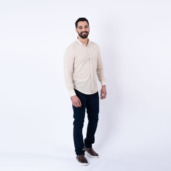 LEE COOPER CHEMISE TOILE-92 CHEM-STRAI-CO ML HOM NAT.