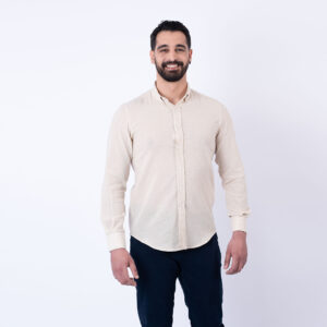LEE COOPER CHEMISE TOILE-92 CHEM-STRAI-CO ML HOM NAT.