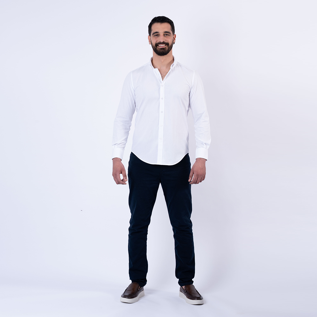 Lee Cooper Chemise Toile-96 Chem-Strai-Co ML Homme Nat.