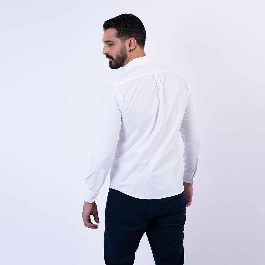 Lee Cooper Chemise Toile-96 Chem-Strai-Co ML Homme Nat.