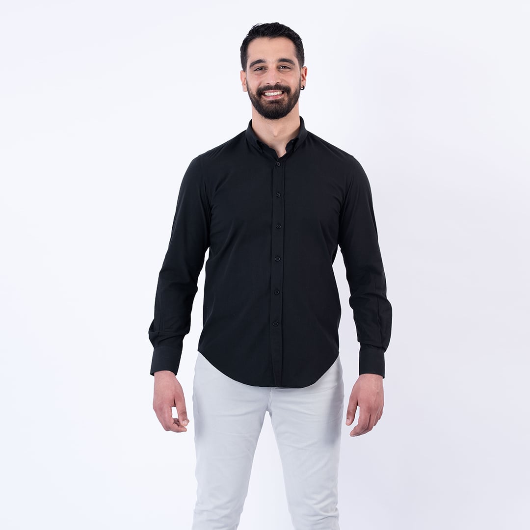 Lee Cooper Chemise Toile-98 Chem-Strai-Co ML Homme Nat.
