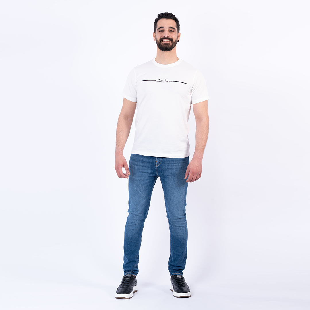 Lois T-Shirt Maille-01 Bruce Homme Nat.
