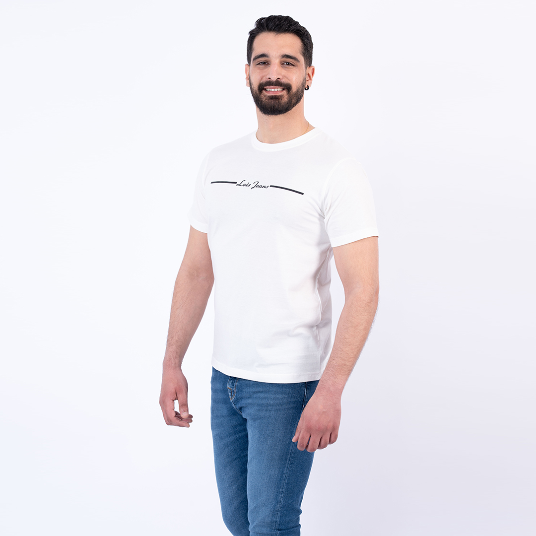 Lois T-Shirt Maille-01 Bruce Homme Nat.