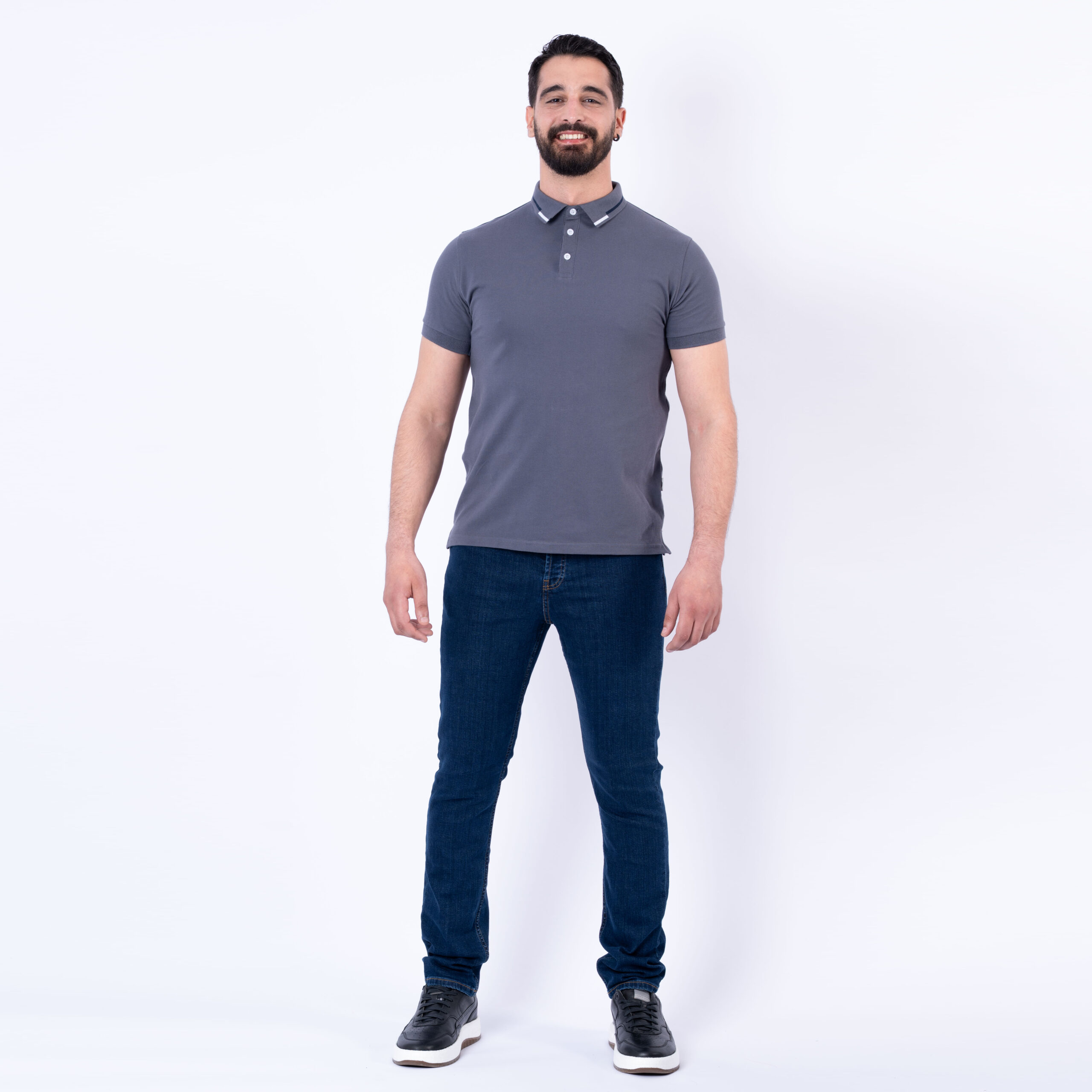 Lee Cooper Polo Maille-05 Mason-2 Homme-Tx Nat