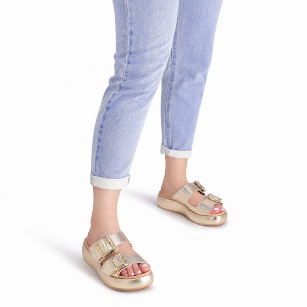 PICCADILLY MULES SHOES-17 459002 17 OURO PIC