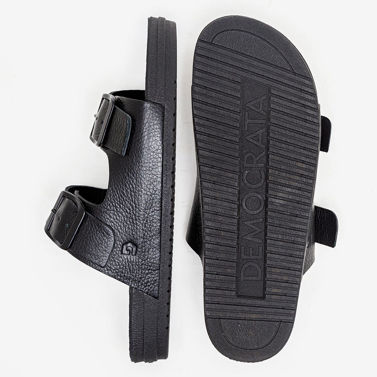 Democrata Claquettes Shoes-01 Sand.Wek 514101 Preto
