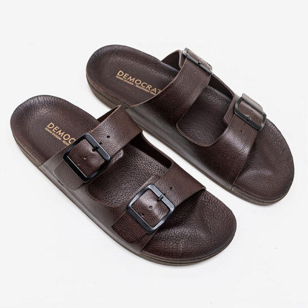 DEMOCRATA CLAQUETTES SHOES-02 SAND.WEK 514101 CAFE