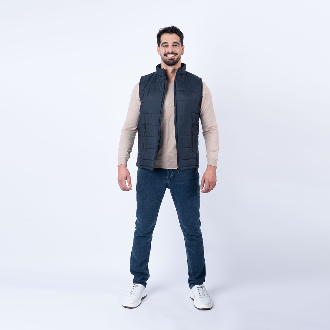 Lee Cooper Doudoune sans manches TOILE-02 POPY Homme