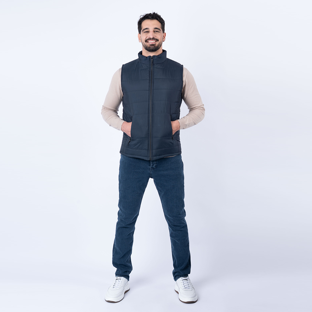 Lee Cooper Doudoune sans manches TOILE-02 POPY Homme