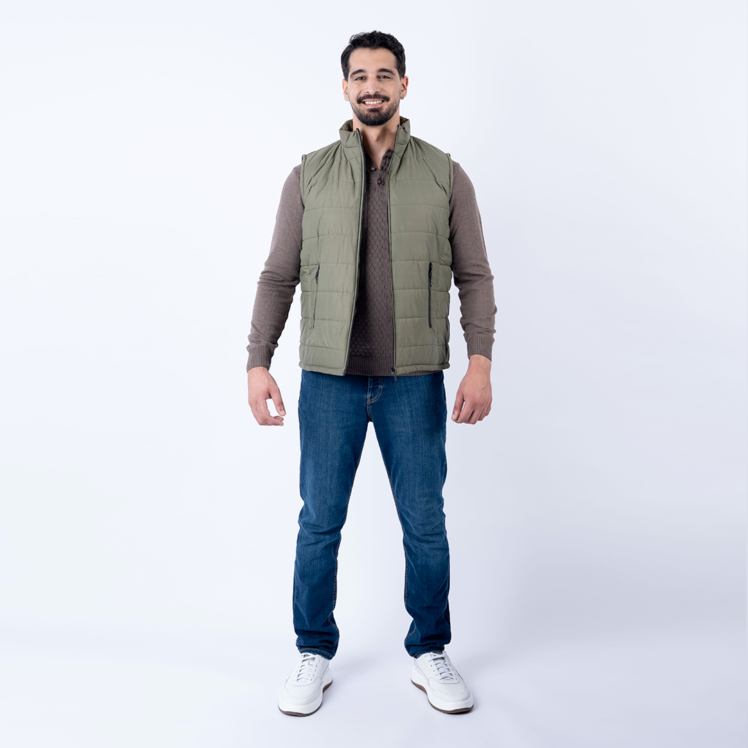Lee Cooper Doudoune sans manches TOILE-12 POPY Homme