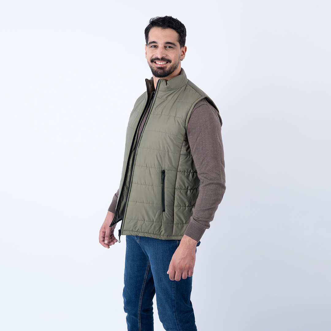Lee Cooper Doudoune sans manches TOILE-12 POPY Homme