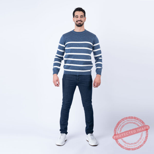 Lee Cooper Pull Blanc MAILLE-04 LCH2512 Homme