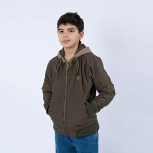 Lee Cooper Blouson Maille-01 Green Enf Nat Garçon.