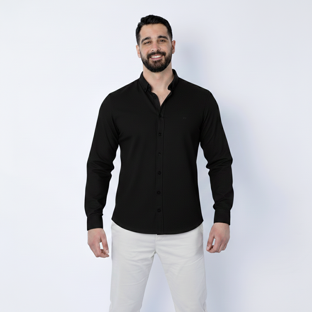 Lee Cooper Chemise Toile-20 Torin Homme ML Nat.