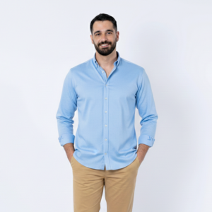 Lee Cooper Chemise Toile-42 Torin Homme Ml Nat.