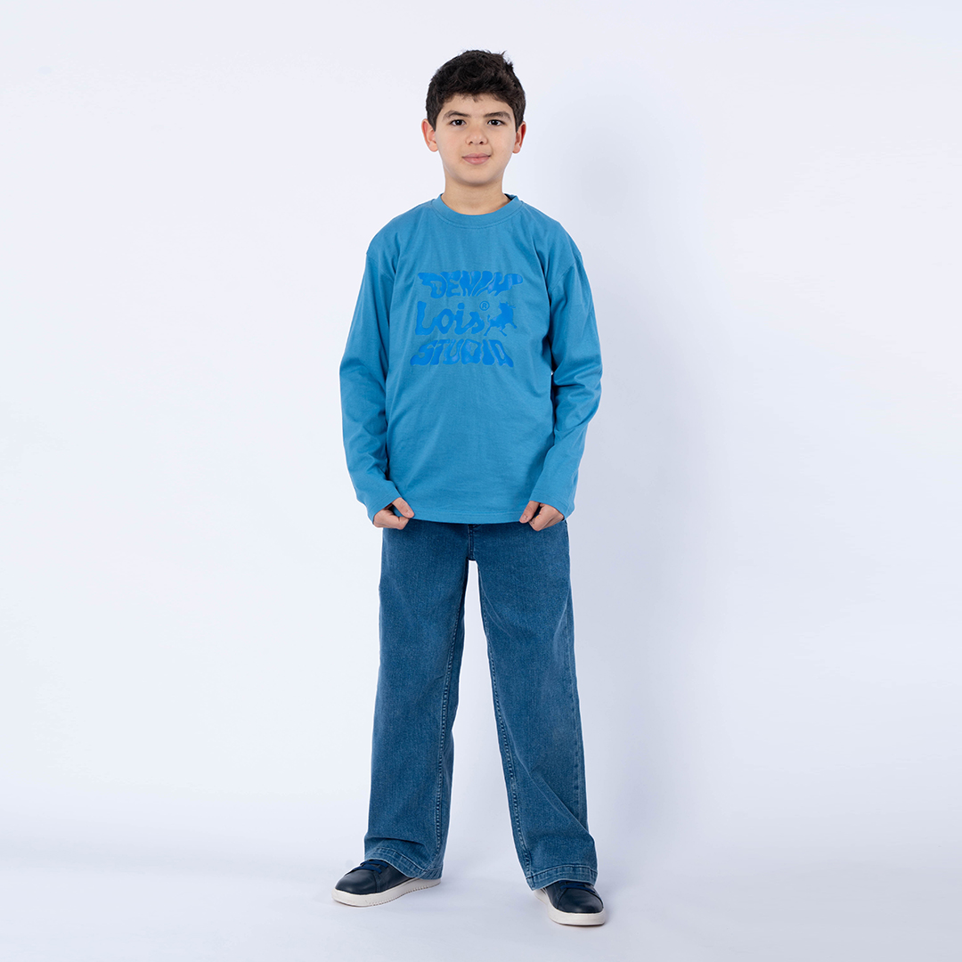 Lois Pull Maille-16 Gold Enf Nat Garçon.