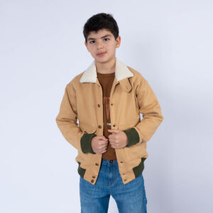 Paterson Blouson Maille-08 Brad Enf Nat Garçon.