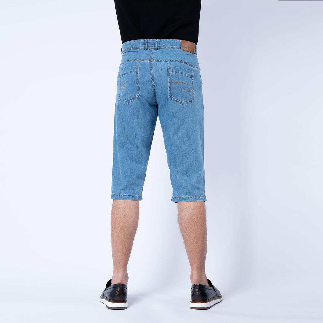 Lee Cooper Bermuda Denim-00 Slack Homme Lave