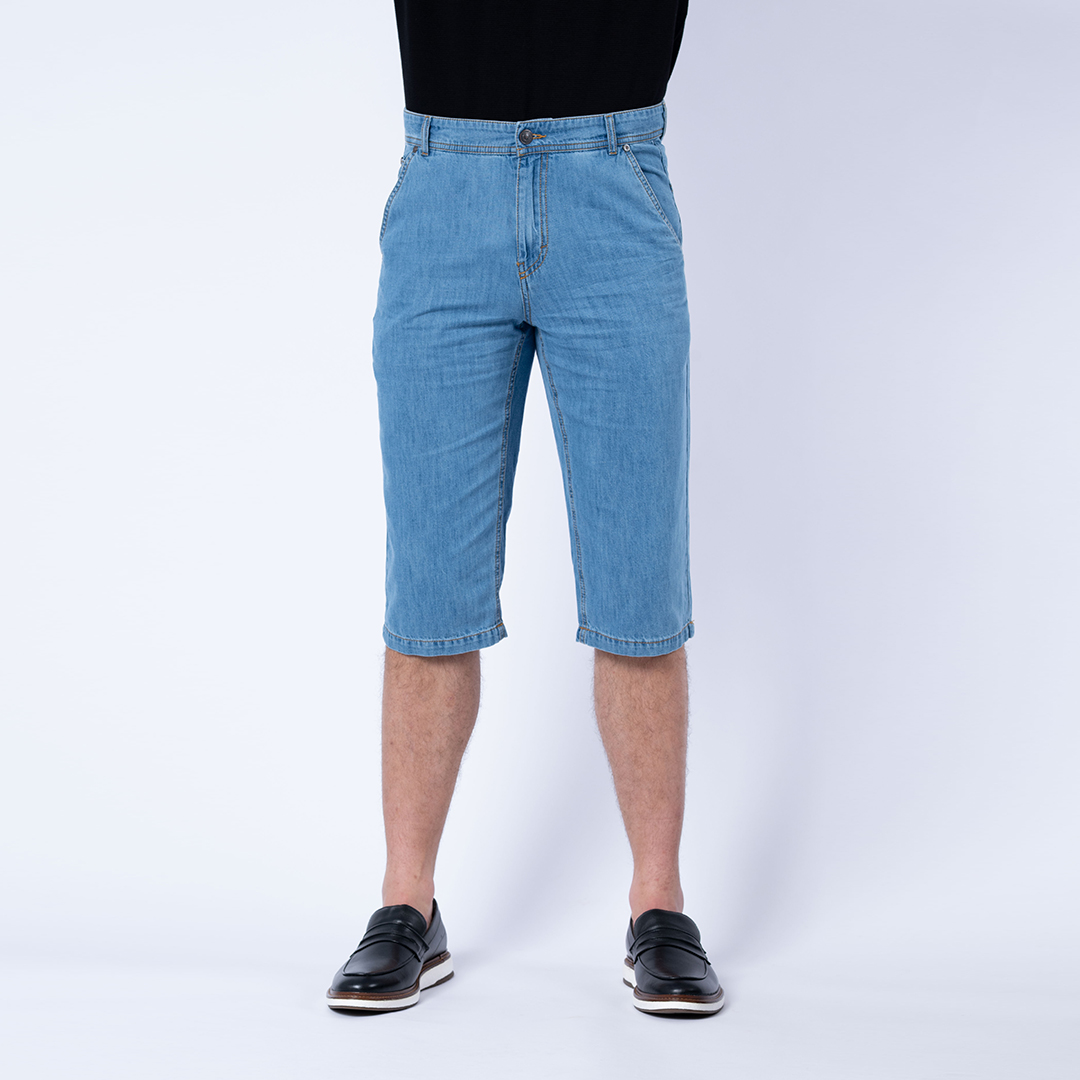 Lee Cooper Bermuda Denim-00 Slack Homme Lave