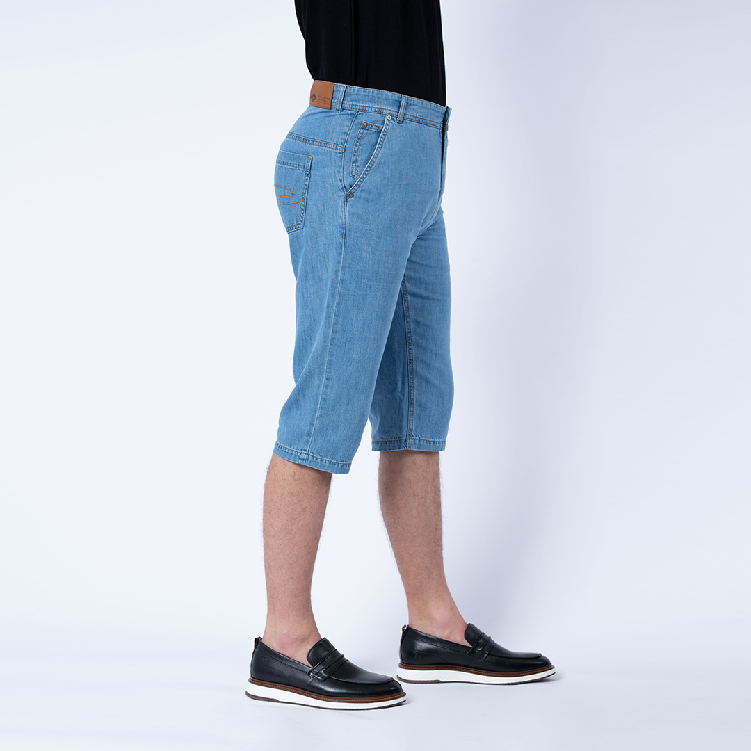 Lee Cooper Bermuda Denim-00 Slack Homme Lave
