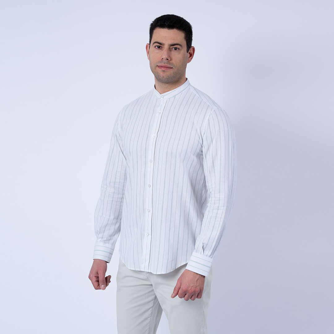Lee Cooper Chemise Toile-04 Linzo ML Homme Nat.