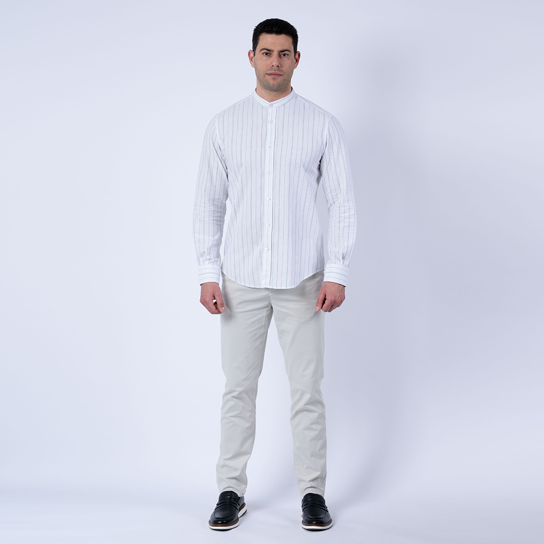 Lee Cooper Chemise Toile-04 Linzo ML Homme Nat.
