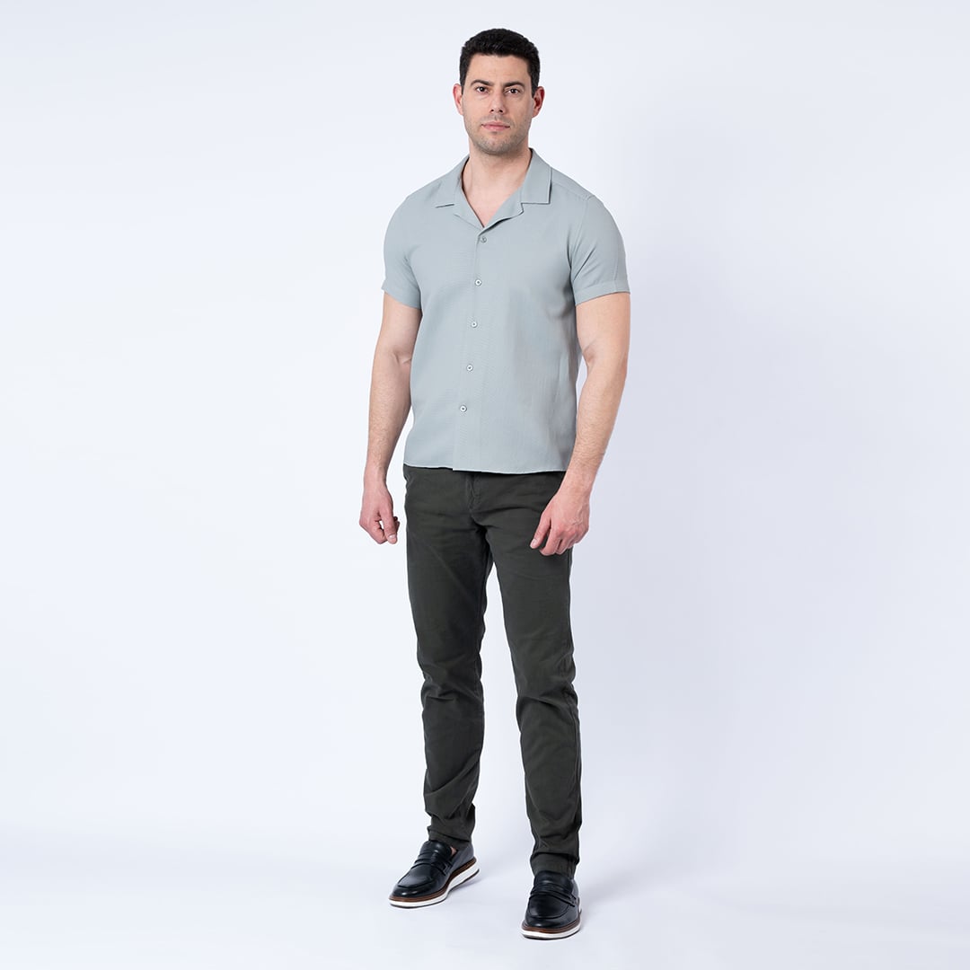 Lee Cooper Chemise Toile-49 Armin Mc Homme Nat.