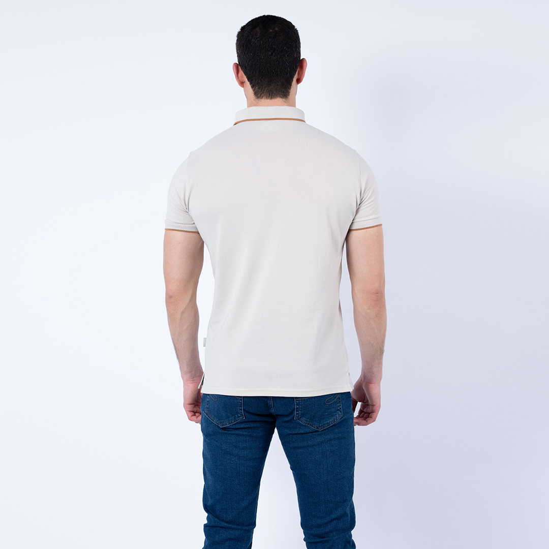 Lee Cooper Polo Maille-05 Ethan Homme-Tx Nat.