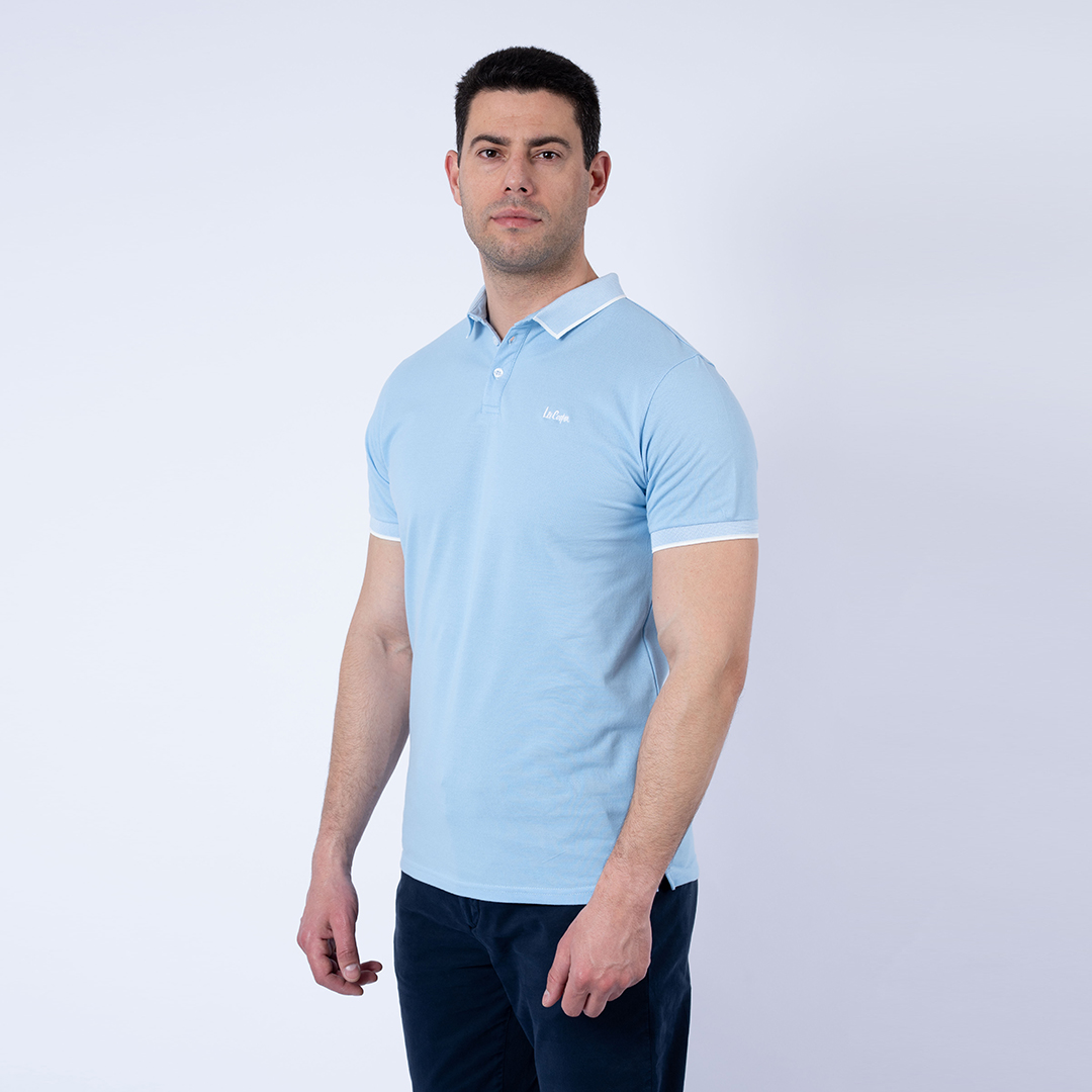 Lee Cooper Polo Maille-17 Adrian Homme-Tx Nat.