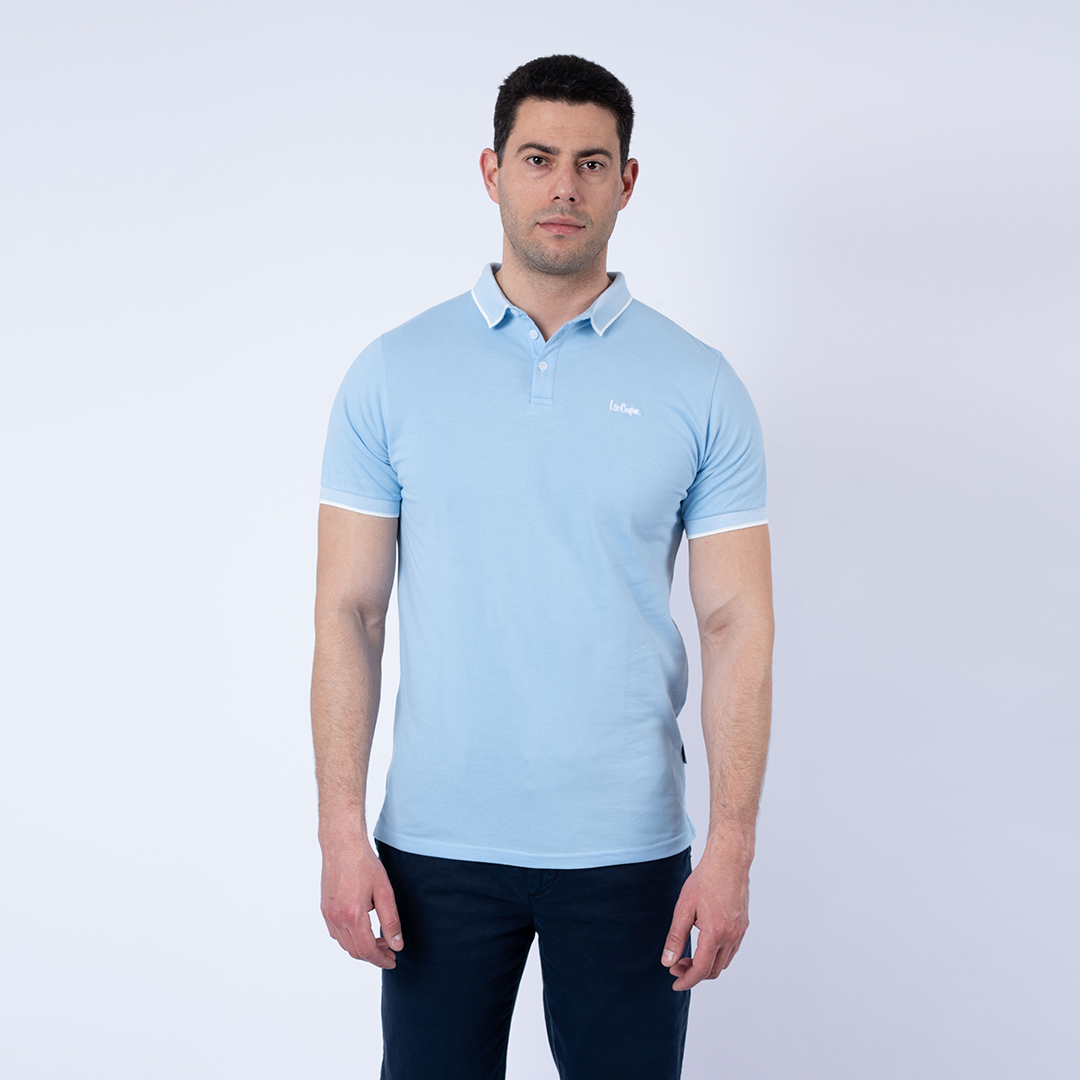 Lee Cooper Polo Maille-17 Adrian Homme-Tx Nat.
