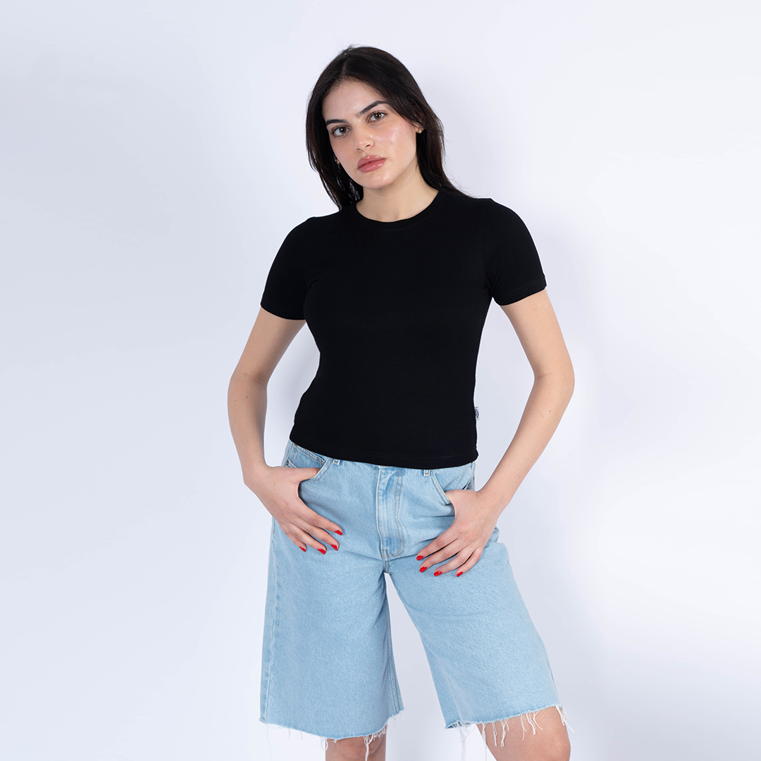 Lee Cooper T-Shirt Maille-20 Flore Femme Nat.