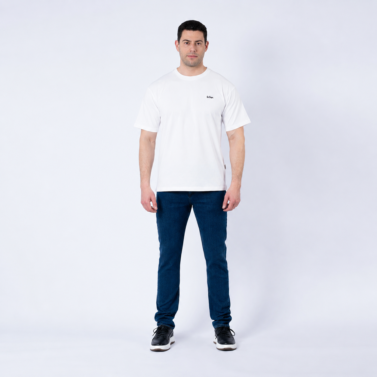 Lee Cooper T-Shirt Maille-01 Ive Homme Nat.